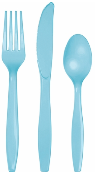 Party Dimensions Blue Cutlery Combo