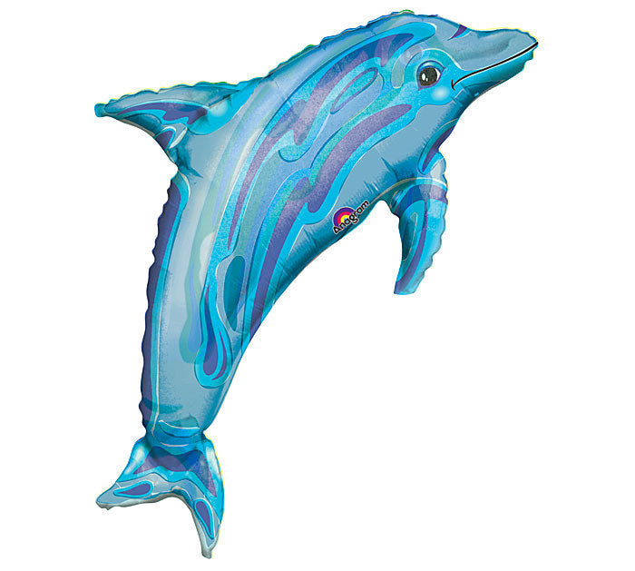 BLUE DOLPHIN FOIL BALLOON