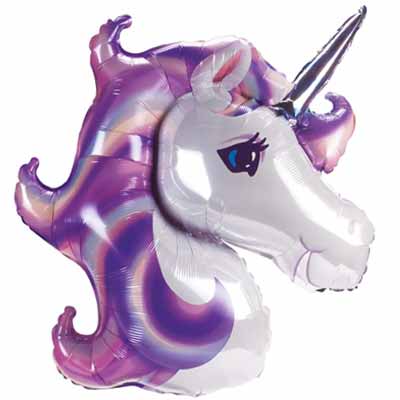 JUMBO UNICORN BALLOONS - MYLAR