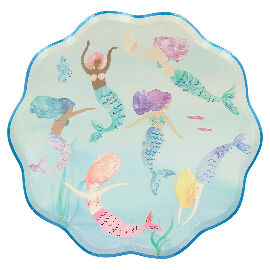 SWIMMING MERMAID PLATES