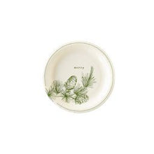 Load image into Gallery viewer, GREEN VIGNETTE CHRISTMAS PLATE
