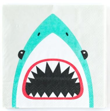 SHARK COCKTAIL NAPKINS