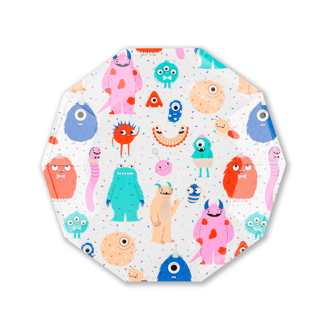 LITTLE MONSTERS LARGE PLATES