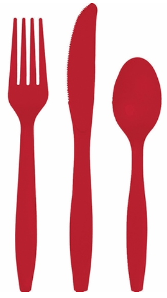 CLASSIC RED CUTLERY