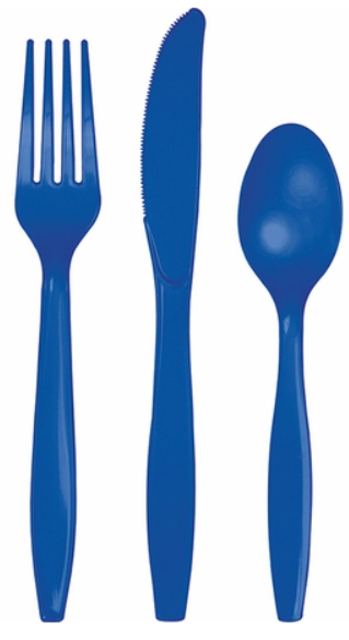 COBALT BLUE CUTLERY