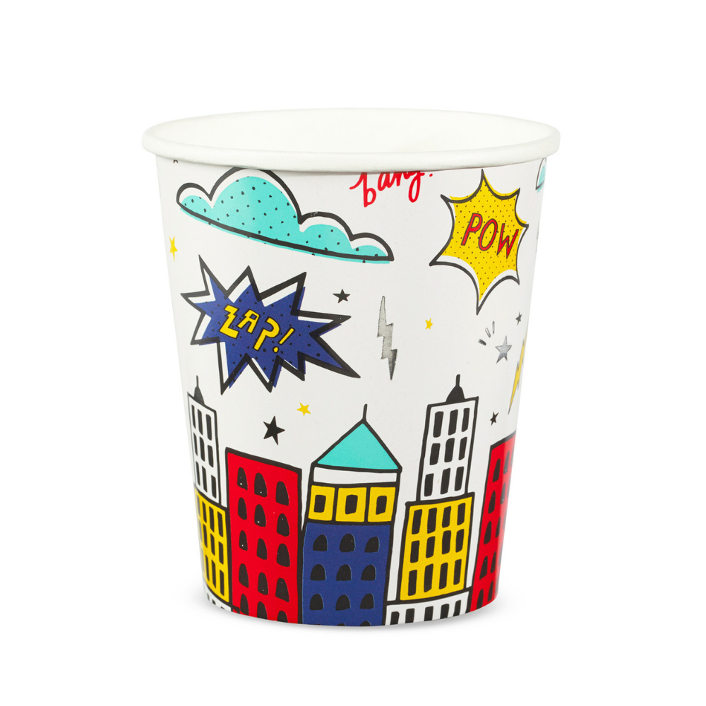 SUPERHERO PAPER CUPS