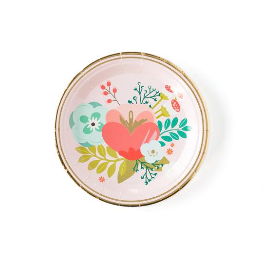 GARDEN PARTY FLORAL PLATE