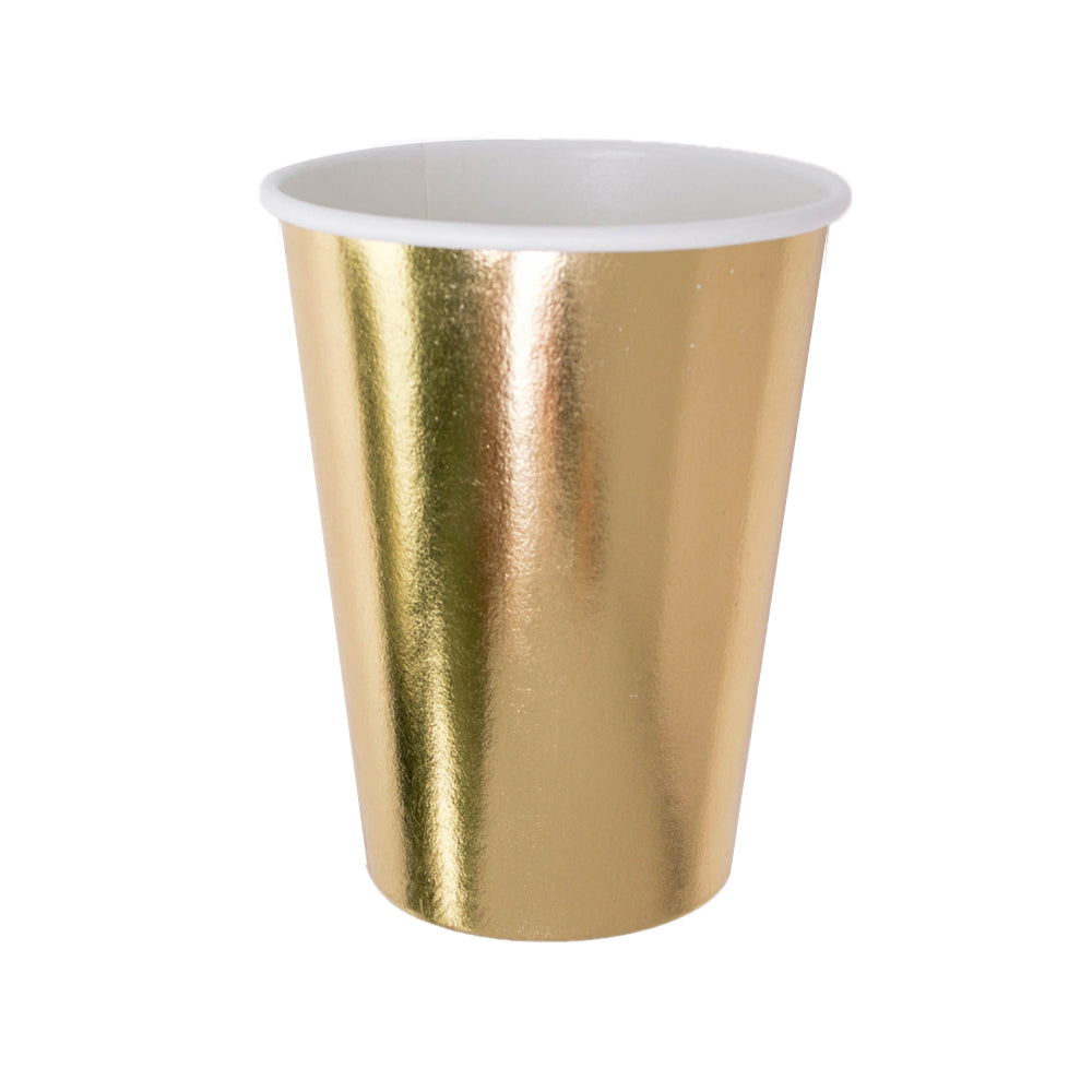 METALLIC GOLD PAPER CUPS
