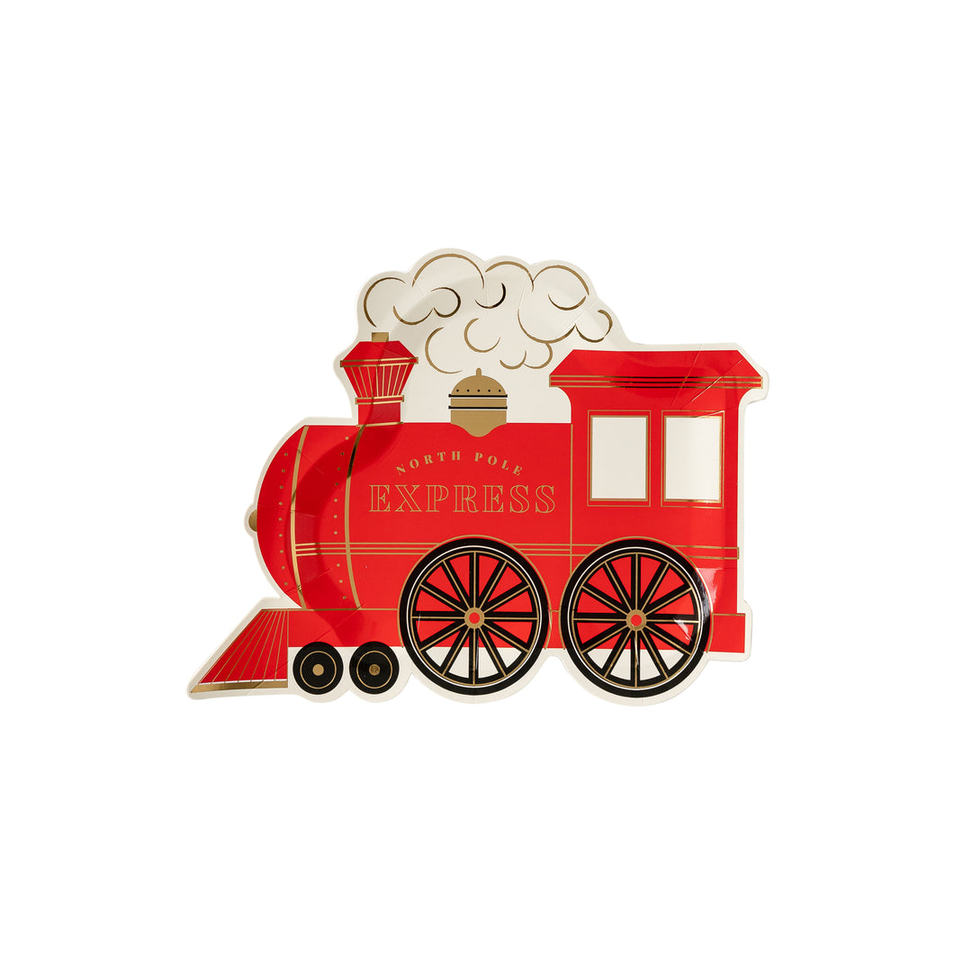 NORTH POLE EXPRESS TRAIN PLATES