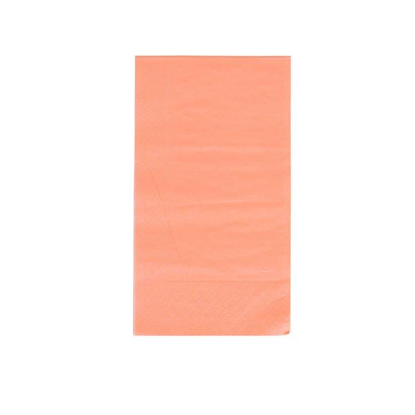 NEON CORAL GUEST NAPKINS