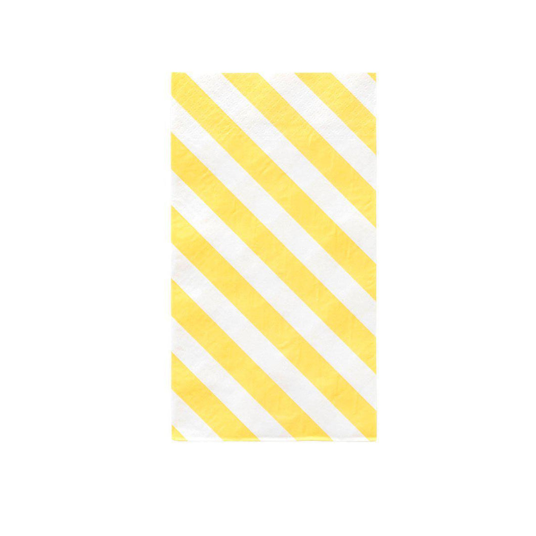 HAPPY STRIPES GUEST NAPKINS