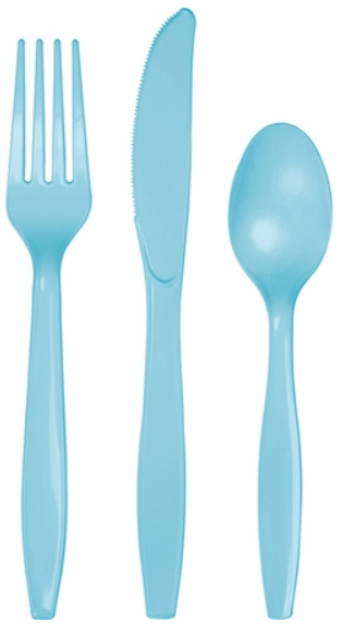 PASTEL BLUE CUTLERY