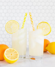 Load image into Gallery viewer, LEMON/ORANGE REUSABLE STRAWS
