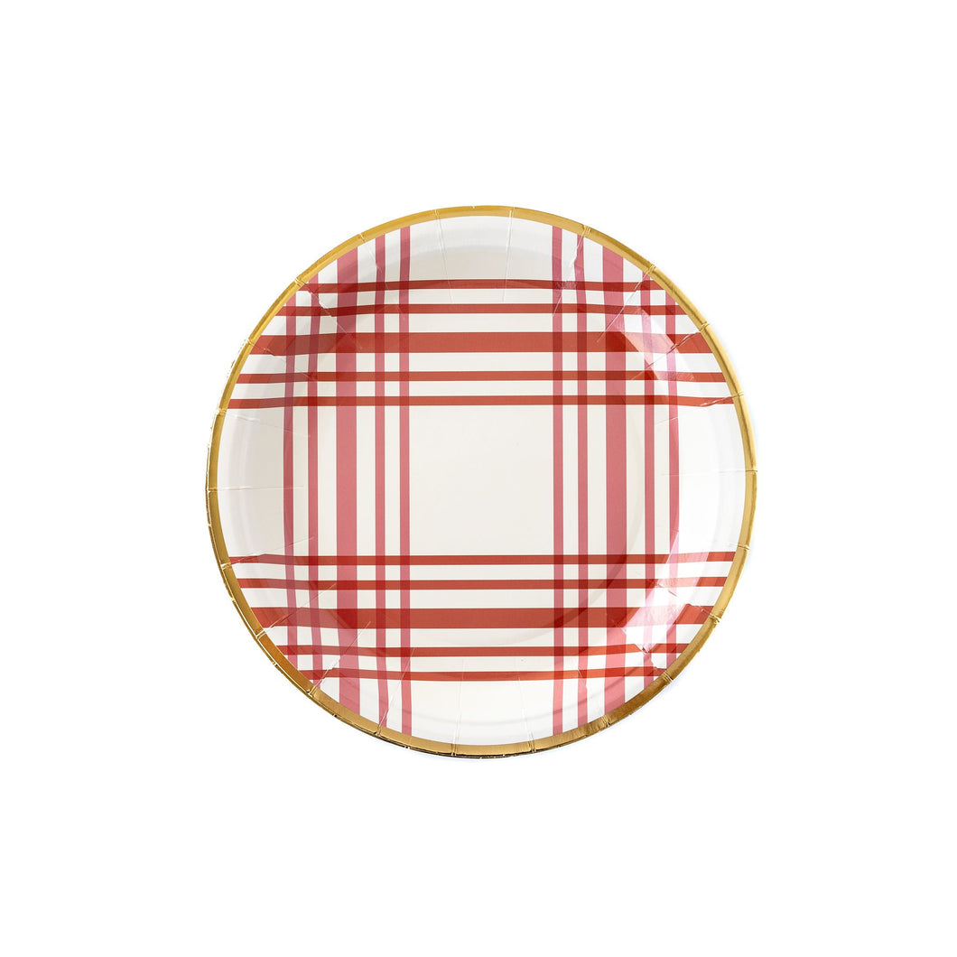 HARVEST PLAID PLATE