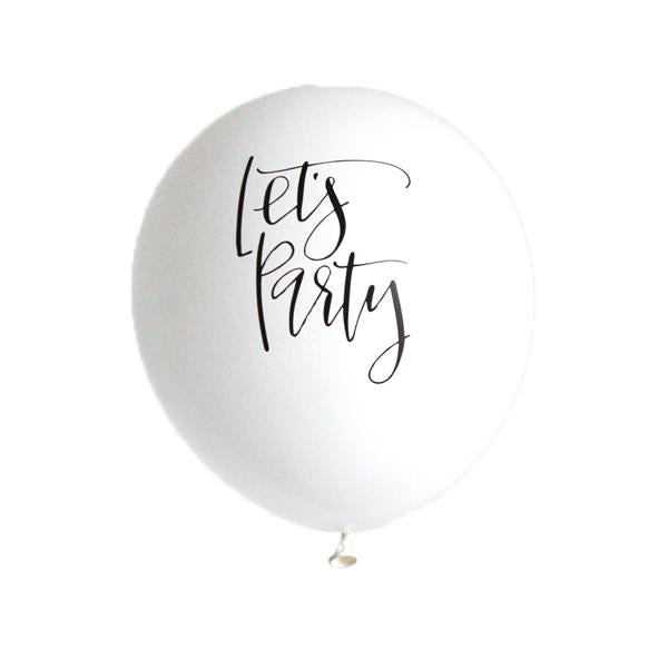 LET'S PARTY - BALLOONS